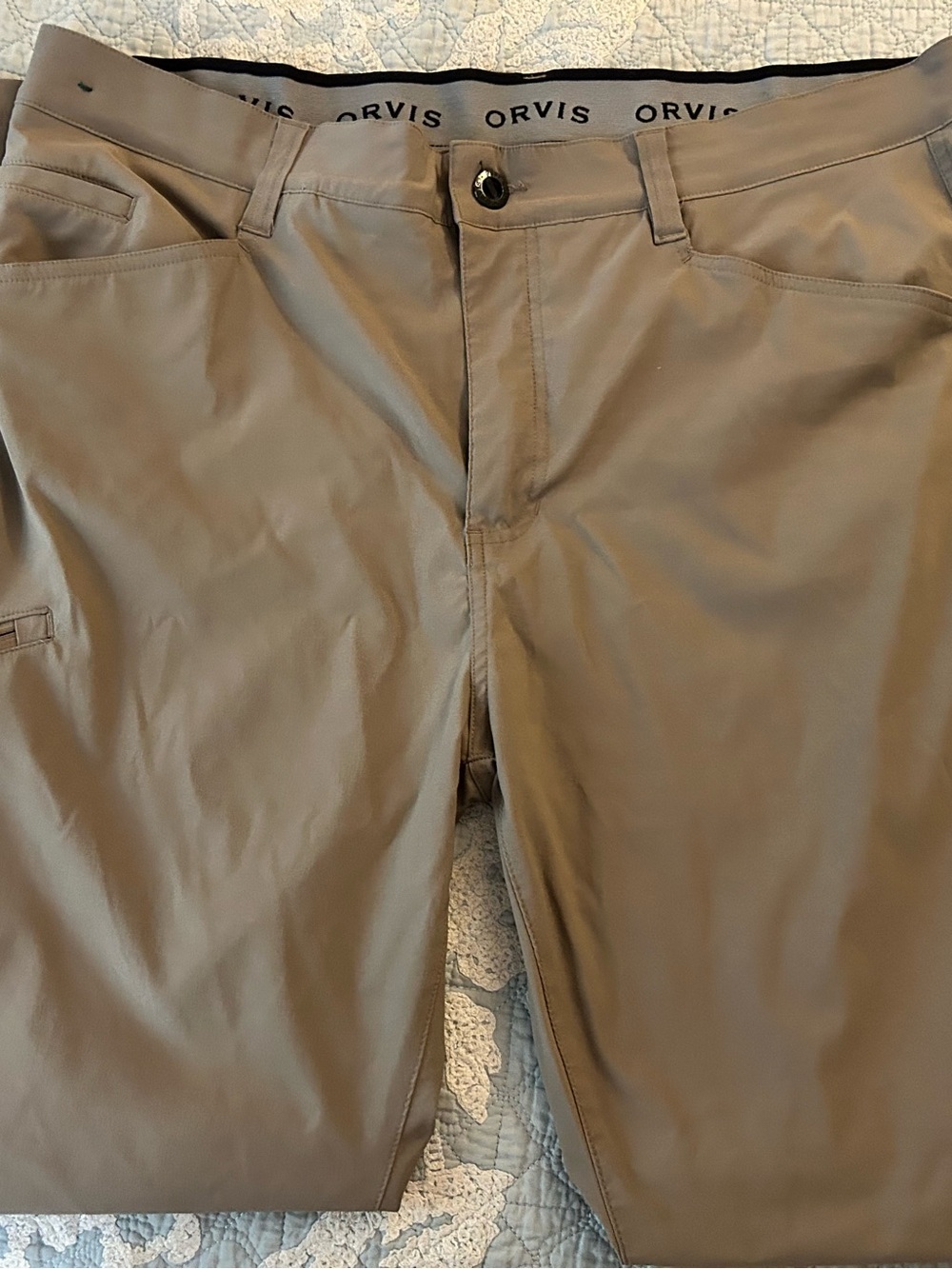 Orvis Men's Chinos in Taupe